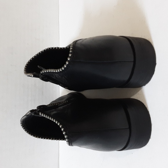 Steve Madden ankle leather booties cut out studded 7.5M casual office retro Y2K - Picture 8 of 12
